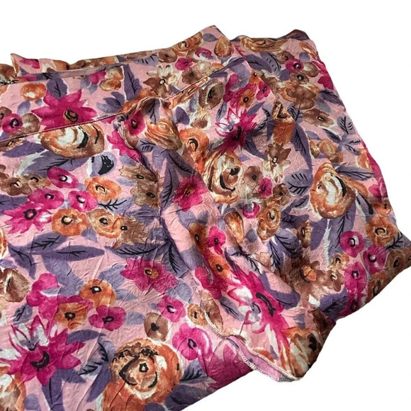 Downeast Basics Women's Floral Ruffle Skirt Size Large - Picture 5 of 6